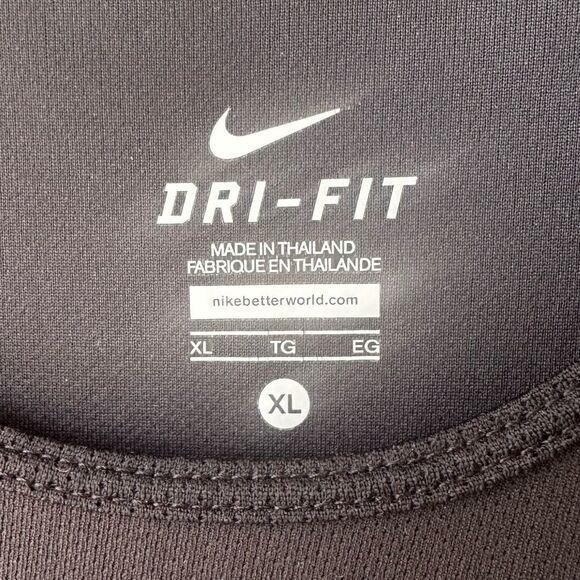 Nike Black Dri-fit Tank Top Size XL - Picture 5 of 7